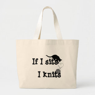 Bolsa De Tote De Gato De Punto