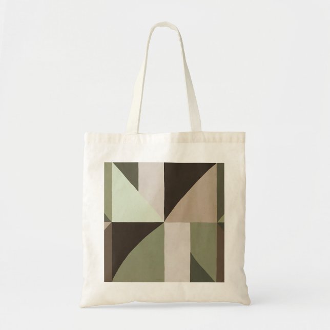 Bolsa De Tote De Geometría Orgánica (Frente)