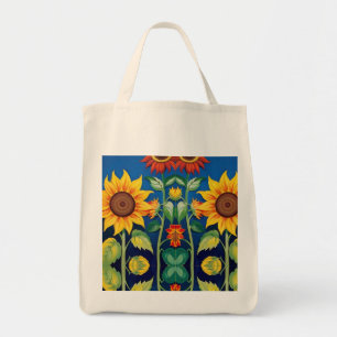 bolsa de tote de girasol