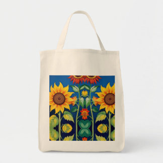bolsa de tote de girasol