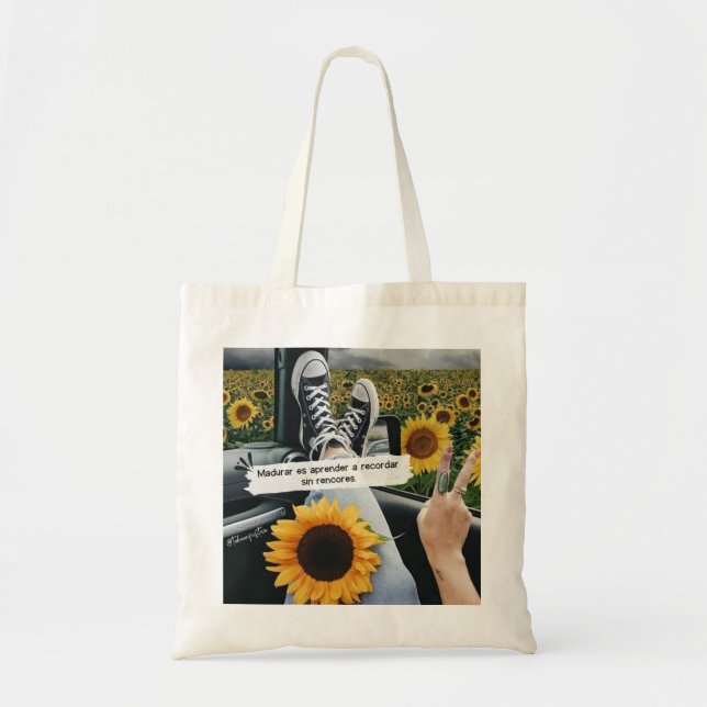 Bolsa De Tote De Girasol (Frente)