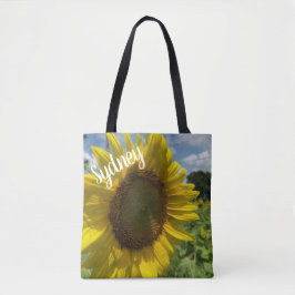 Bolsa de tote de girasol Personalizado personaliza
