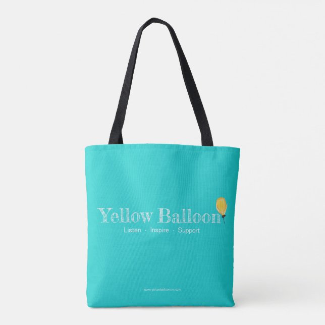Bolsa De Tote De Globo Amarillo (Reverso)