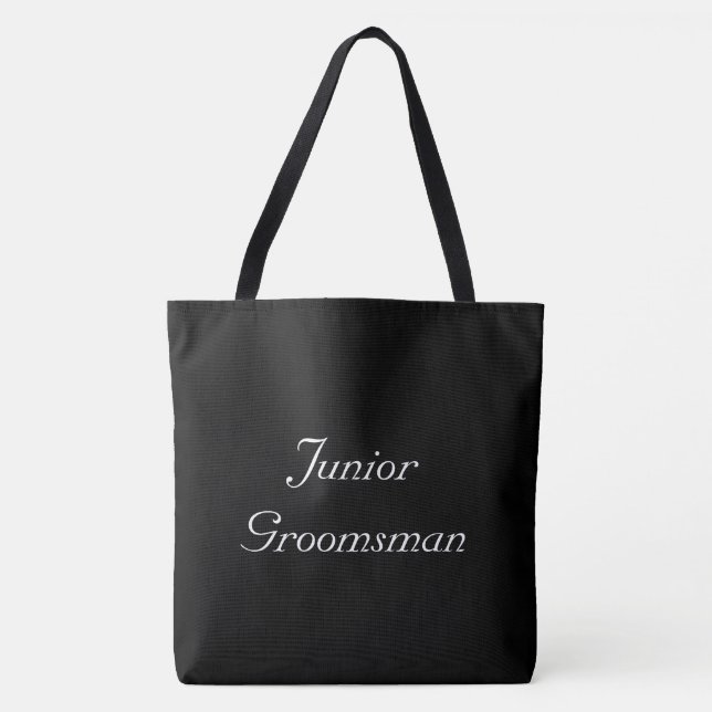 Bolsa de tote de Groomsman junior (Anverso)