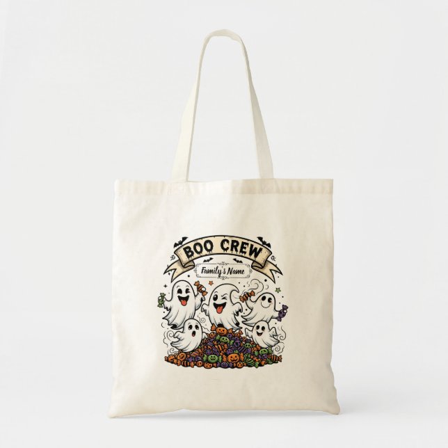 Bolsa de Tote de Halloween para la Familia Persona (Frente)