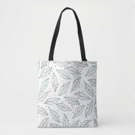 Bolsa de tote de hoja verde