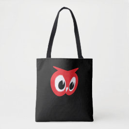 Bolsa De Tote De Hombro De Búho Rojo
