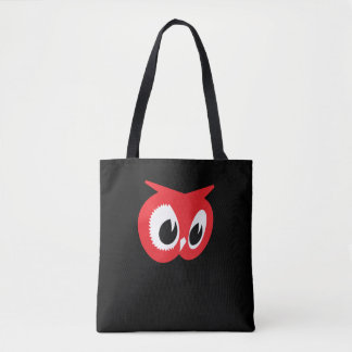 Bolsa De Tote De Hombro De Búho Rojo