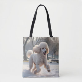 Bolsa de Tote de Houlder Elegante Estándar Poodle