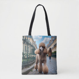Bolsa de Tote de Houlder Elegante Estándar Poodle