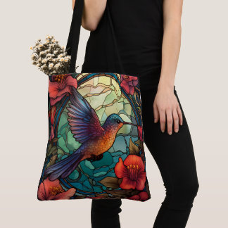 Bolsa De Tote De Hummingbird De Colores Brillantes