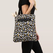 Bolsa de Tote de impresión animal personalizada