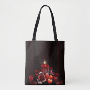 Bolsa De Tote De Impresión Completa Ligera, Median