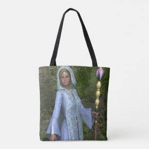 Bolsa De Tote De Impresión De Elven Maiden
