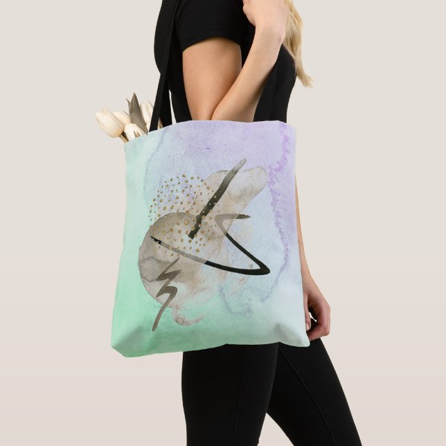 Bolsa de Tote de impresión de oro (Detalle)