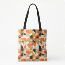 Bolsa De Tote De Impresión Geométrica Moderna De M