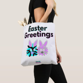 Bolsa De Tote De Impresión Sobre Todo - Bunny Fuzz