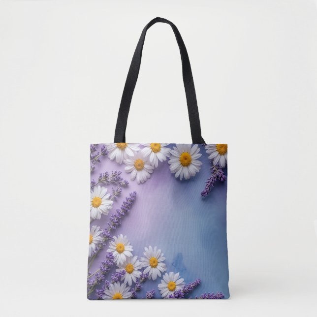 Bolsa De Tote De Jardín Púrpura Suave (Anverso)