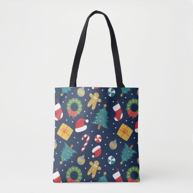 Bolsa de Tote de Jolly Jumble Holiday (Anverso)