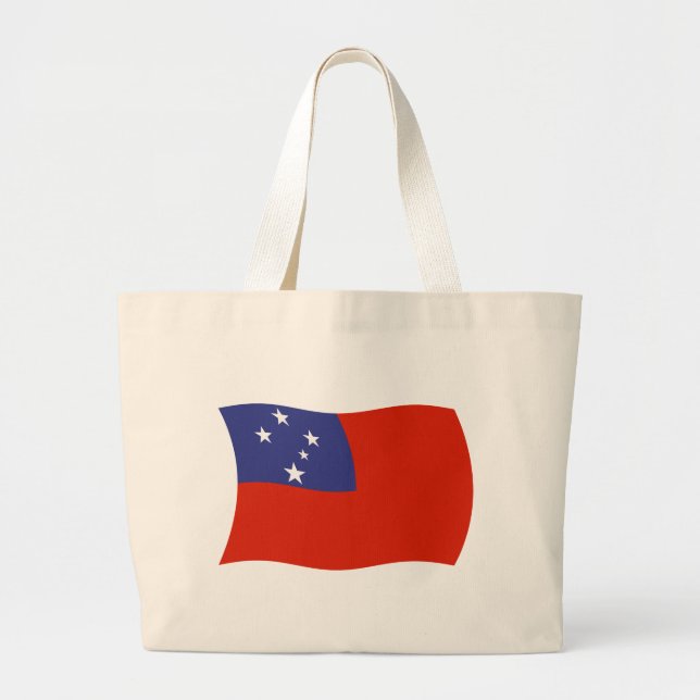 Bolsa de Tote de la Bandera de Samoa (Frente)