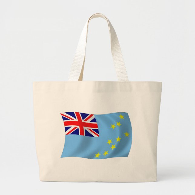 Bolsa de Tote de la Bandera de Tuvalu (Frente)