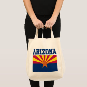 Bolsa De Tote De La Bandera Estatal De Arizona