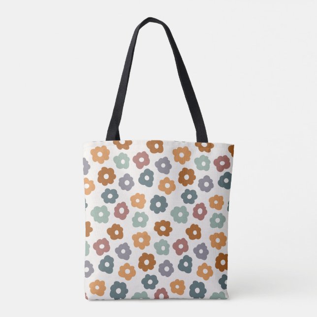 Bolsa de Tote de la Bloom Floral (Reverso)