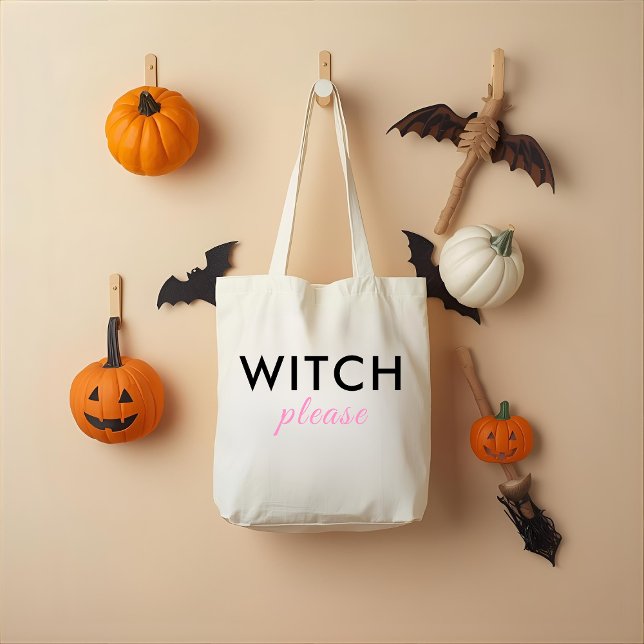 Bolsa de Tote de la Bruja Moderna Por Favor Hallow (Subido por el creador)