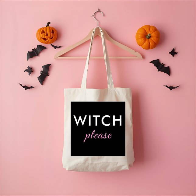 Bolsa de Tote de la Bruja Moderna Por Favor Hallow (Subido por el creador)