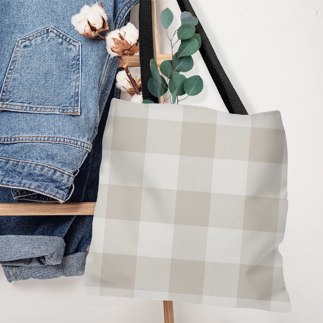 Bolsa De Tote De La Búfalo Beige De Farmhouse (Subido por el creador)