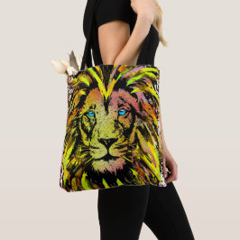Bolsa de Tote de la Cabeza de León Amarilla - Bols