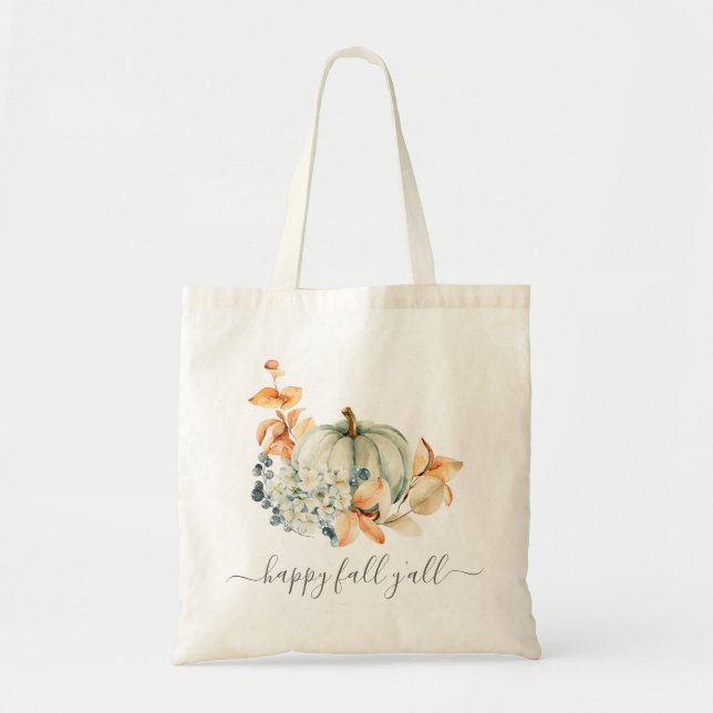Bolsa de Tote de la Calabaza de Otoño (Frente)