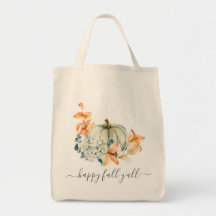 Bolsa de Tote de la Calabaza de Otoño