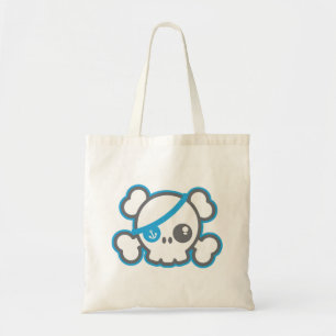 Bolsa De Tote De La Calavera Del Pirata De Kawaii