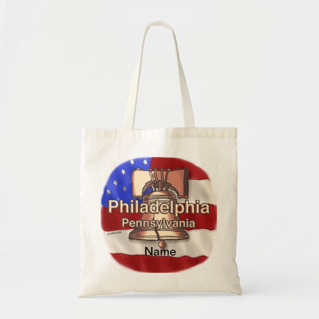 Bolsa de Tote de la Campana de la Libertad de Fila (Frente)