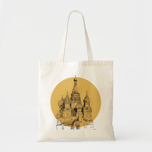 Bolsa de Tote de la Catedral de Moscú (Frente)