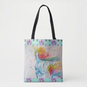Bolsa De Tote De La Cocina Acuática Aqua Rainbow