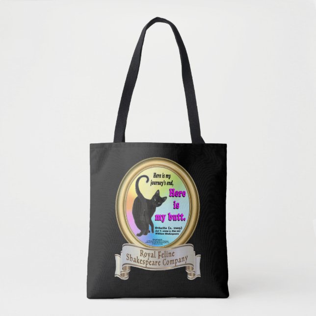 Bolsa de Tote de la Compañía Shakespeare Royal Fel (Anverso)