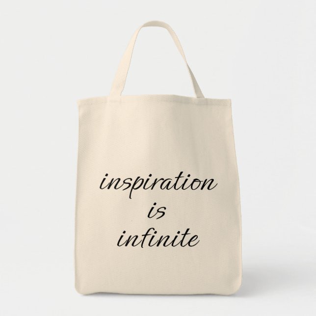 Bolsa de Tote de la Compra de Inspiración (Frente)