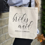 Bolsa de Tote de la dama de honor clásica<br><div class="desc">Esta es una clásica pero hermosa bolsa de tetas que haría un regalo perfecto.</div>