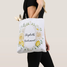 Bolsa de Tote de la dama de honor personalizada pa