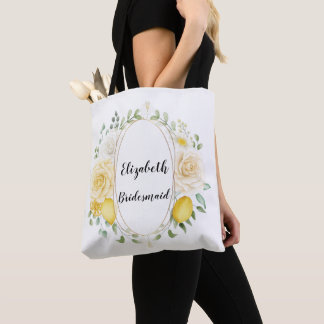 Bolsa de Tote de la dama de honor personalizada pa