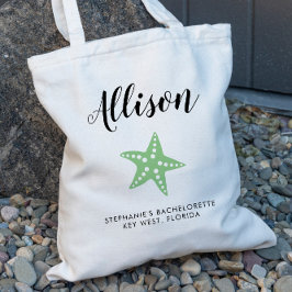 Bolsa de tote de la dama de honor verde para Boda