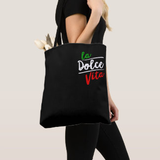 Bolsa De Tote De La Dolce Vita Media De Impresión