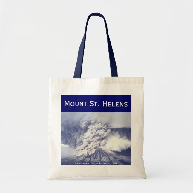 Bolsa de Tote de la erupción del Monte St. Helens (Frente)