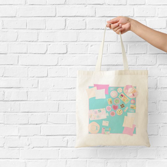 Bolsa De Tote De La Escena De Picnic Girly (Subido por el creador)