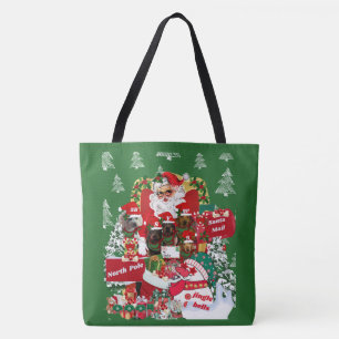 Bolsa de Tote de la Feliz Navidad