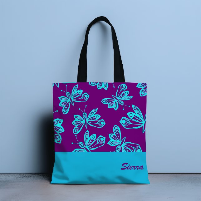 Bolsa de Tote de la flauta de mariposa (Subido por el creador)