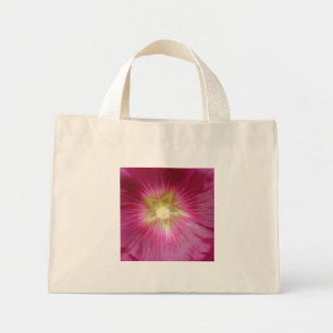 Bolsa De Tote De La Flor Purple Hollyhock