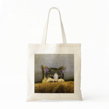 Bolsa De Tote De La Imagen Del Gato